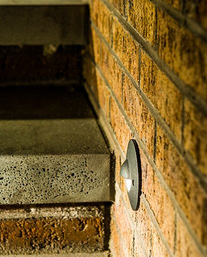 Step Light Round Recessed 90