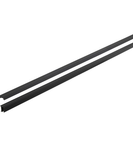 Mounting Profile, 6x12, Series 2, Rigid, 1m, Black